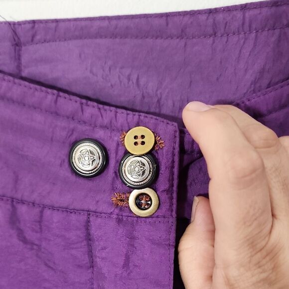 Vintage Inside Edge Vibrant Purple High-Waisted Ski Pants size L - Picture 4 of 10